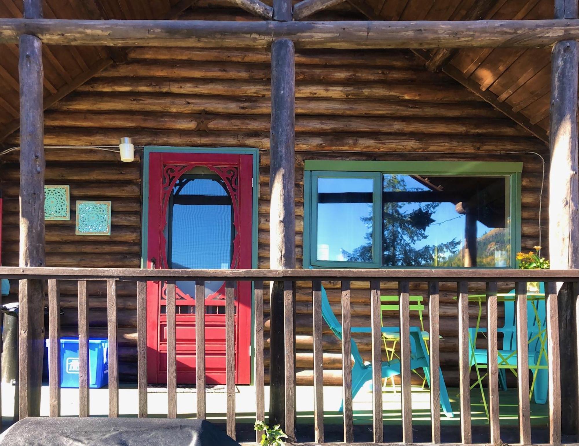 Morning Star Log Cabin Nelson Rum bild